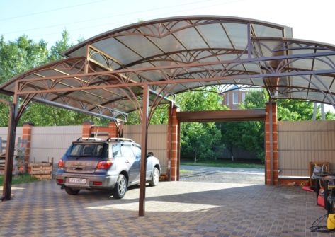Навесы из поликарбоната